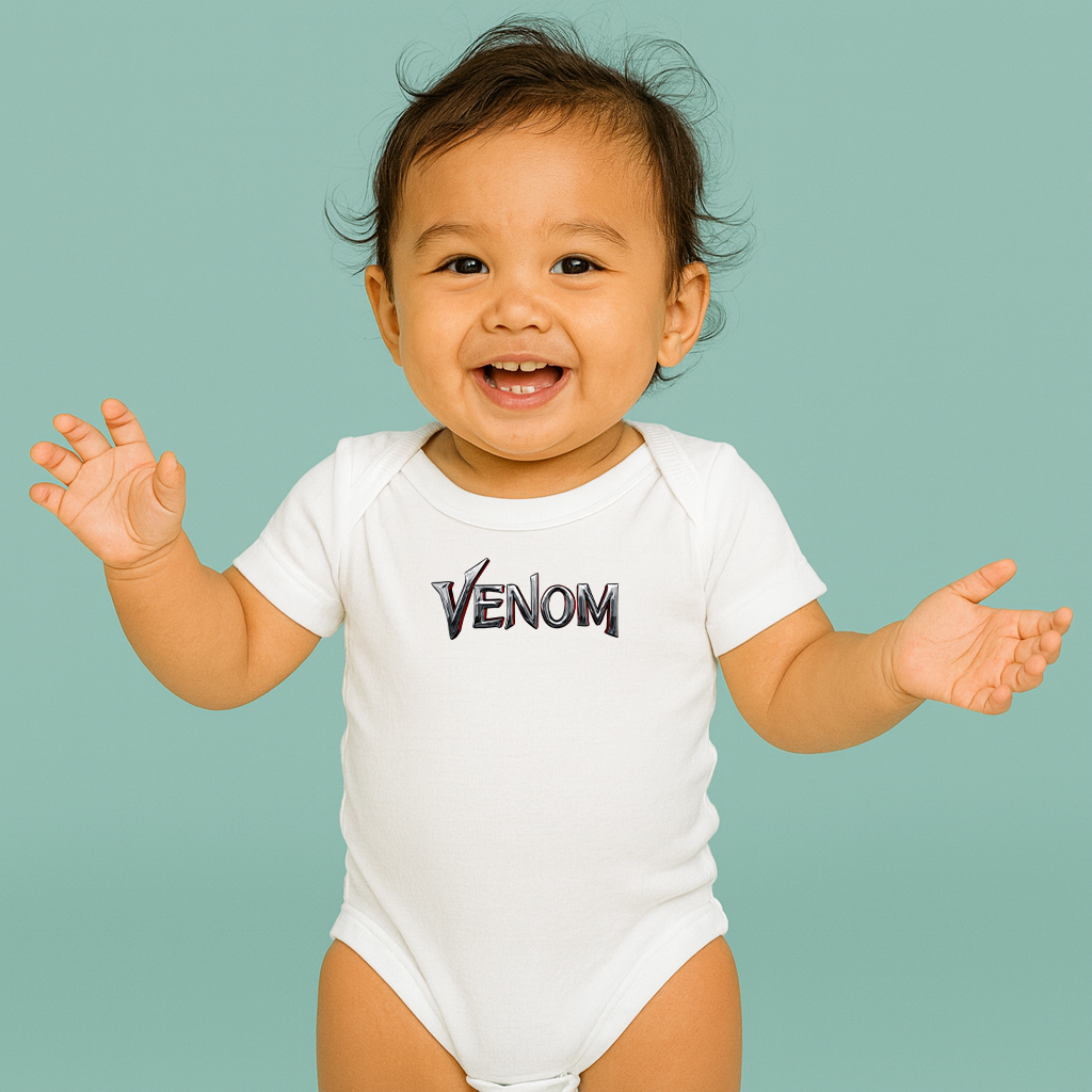 Venom Movie Baby Romper Onesie