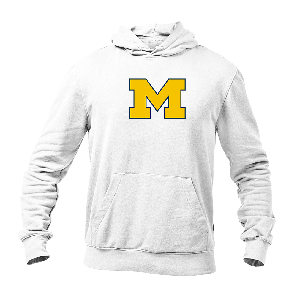 Men's Michigan Wolverines Logo Pullover Hoodie