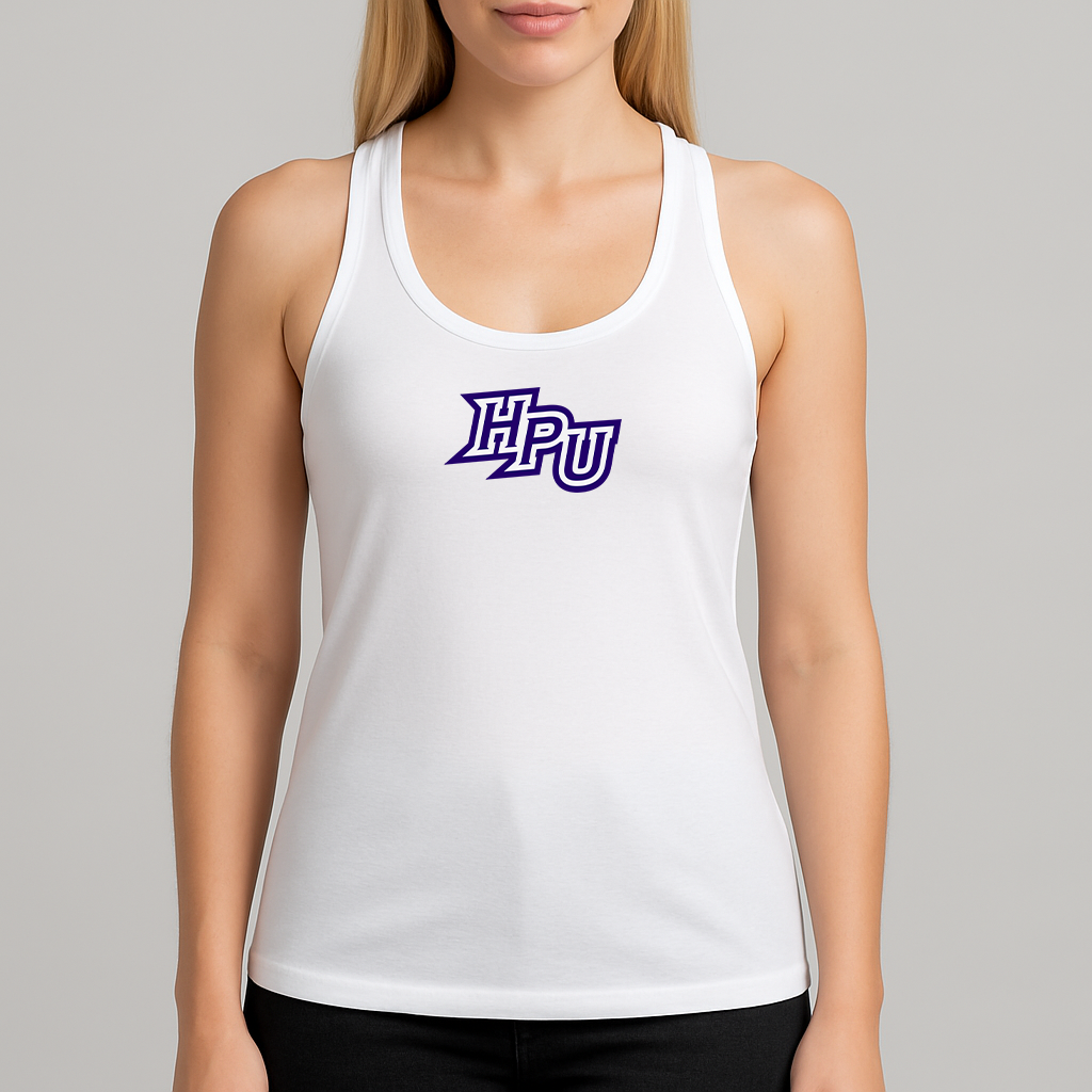 Women's High Point Panthers Logo Next Level Ideal Racerback Tank