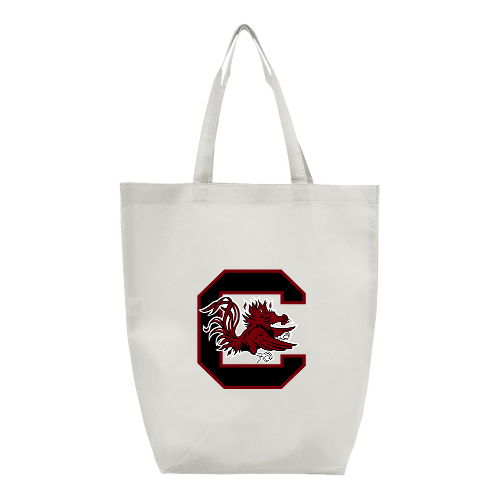 South Carolina Gamecocks Logo Q-Tees Non-Woven Gusset Bottom Tote