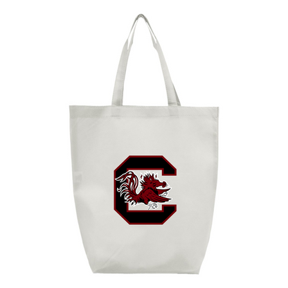 South Carolina Gamecocks Logo Q-Tees Non-Woven Gusset Bottom Tote