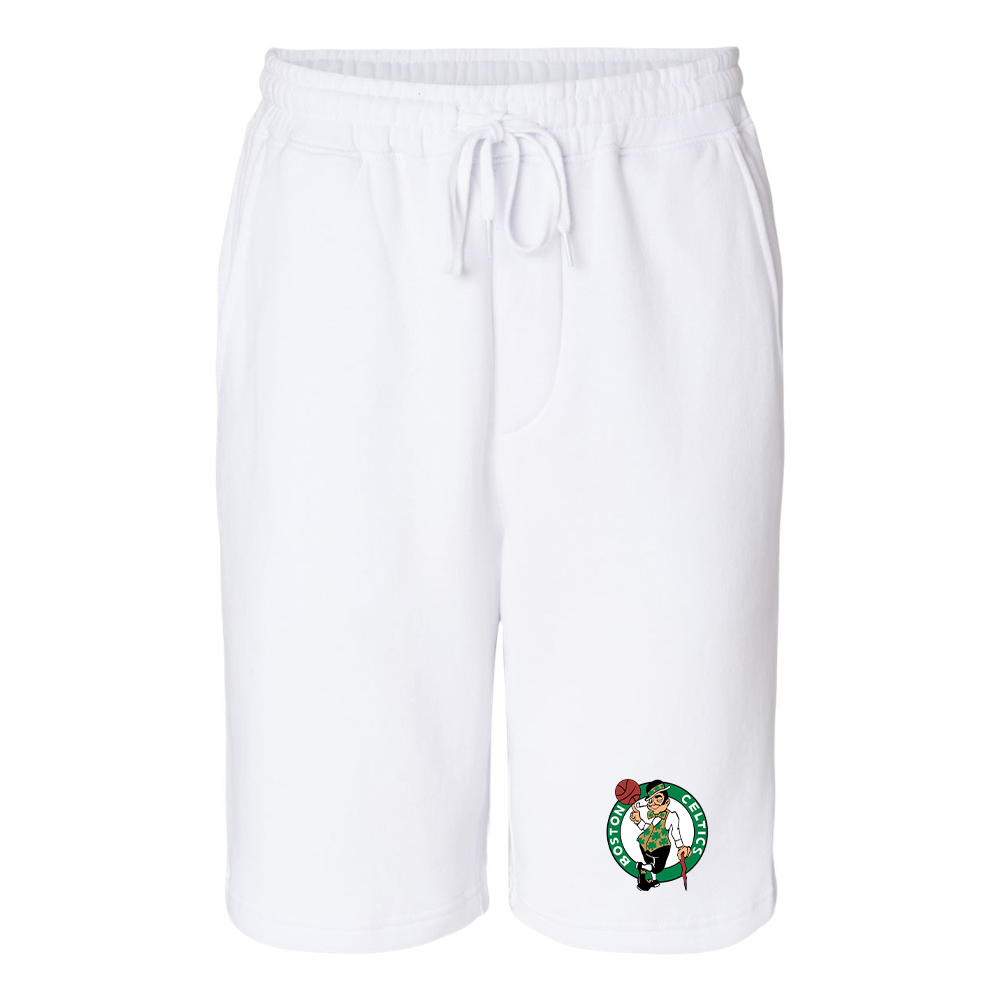 Men's Boston Celtics Logo Independent Trading Co Midweight Fleece Shorts