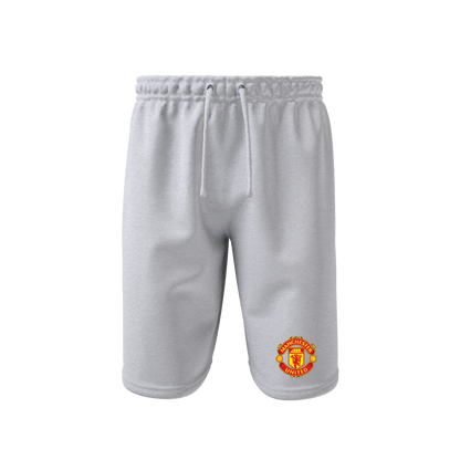Men's Manchester United Soccer Athletic Fleece Shorts