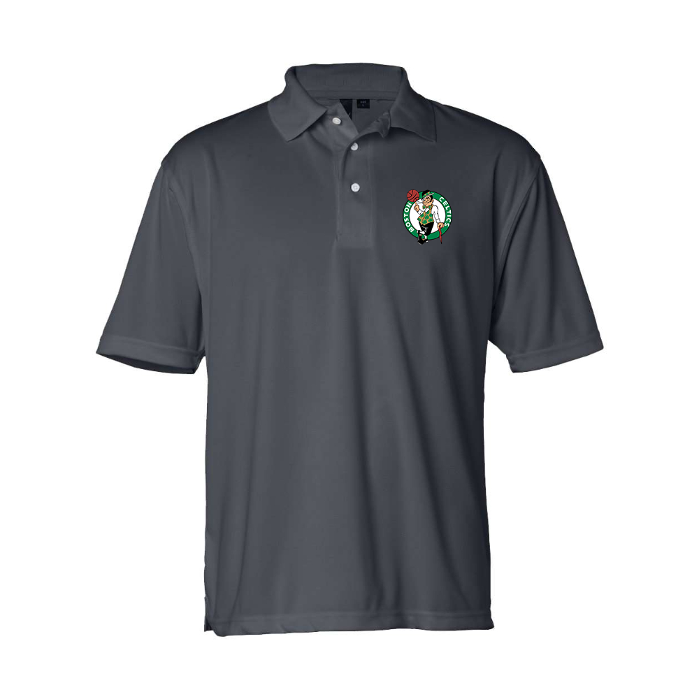 Men's Boston Celtics Logo Sierra Pacific Moisture Free Mesh Polo
