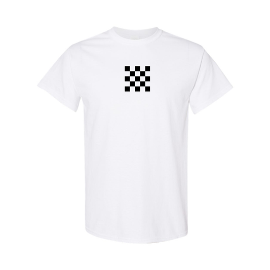 Men's Checker Motors Corporation Logo Cotton T-Shirt