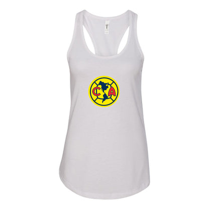 Women's Club America Football Racerback Tank Top