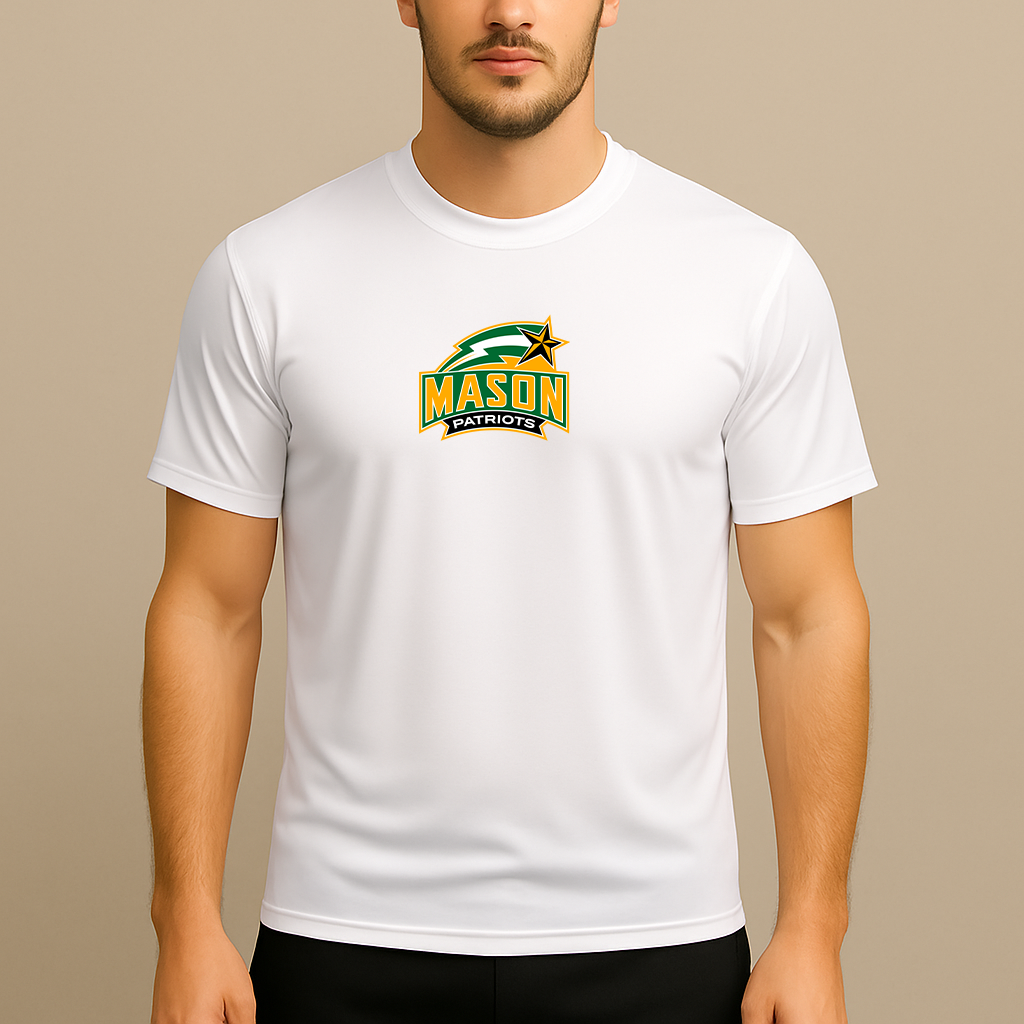 Men's George Mason Patriots Logo Polyester T-Shirt