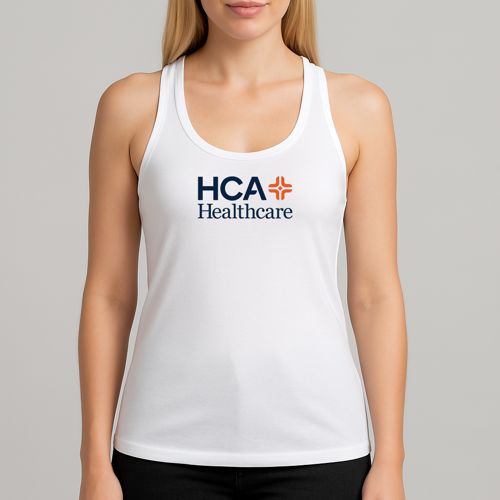 Women's HCA Healthcare Logo Next Level Ideal Racerback Tank