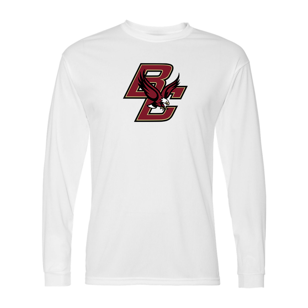 Men's Boston College Eagles Polyester Long Sleeve T-Shirt
