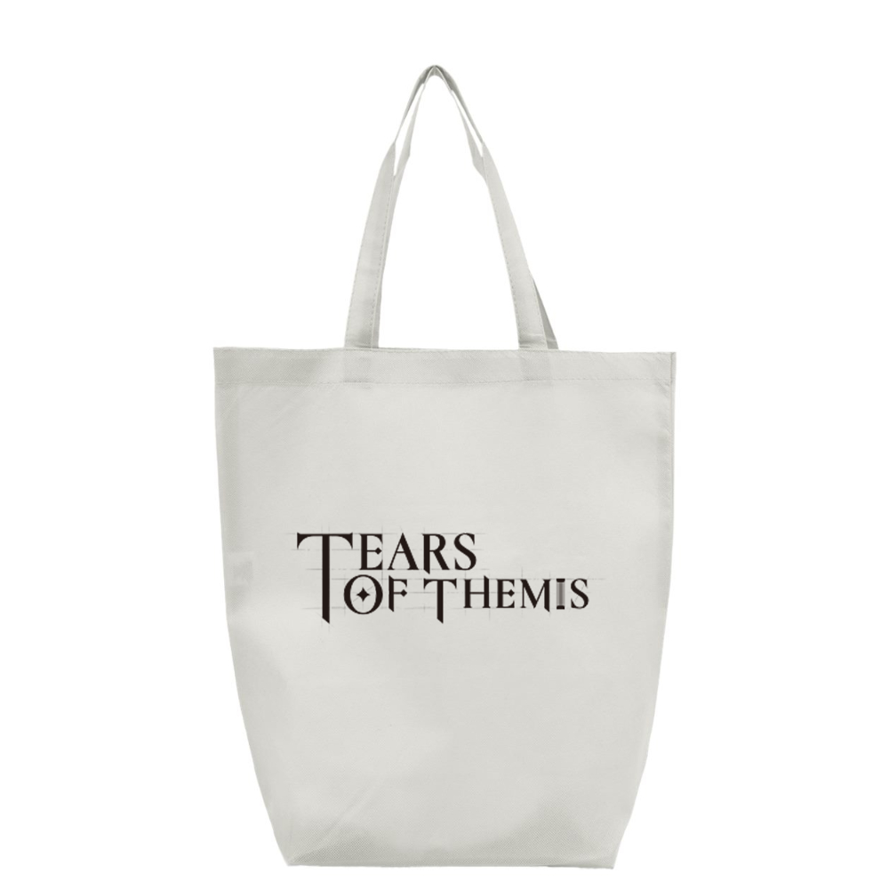 Tear Of Themis Logo Q-Tees Non-Woven Gusset Bottom Tote