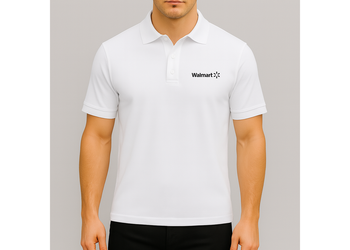 Men's Walmart Logo Dry Blend Polo