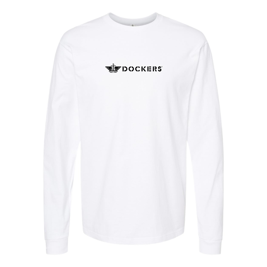 Youth Dockers Logo Cotton Long Sleeve T-Shirt