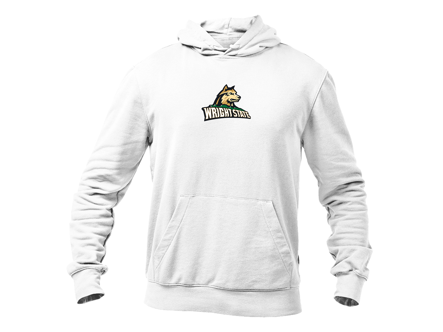 Men's Wright State Raiders Gildan  Heavy Blend Hooded Sweatshirt
