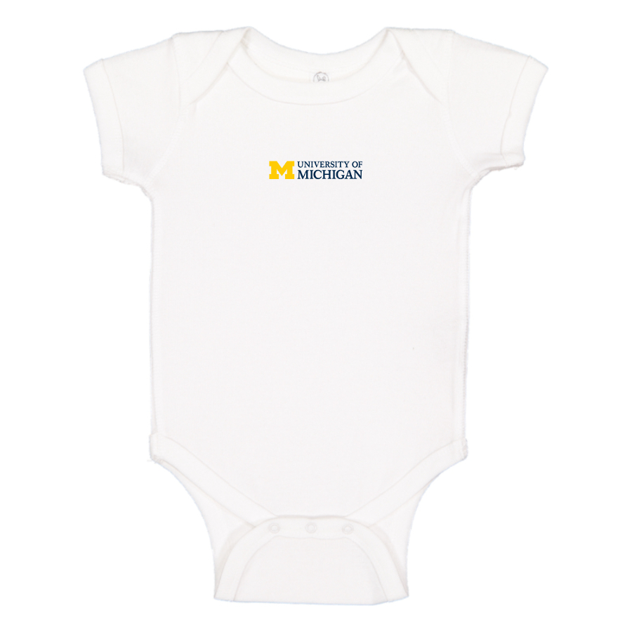 University of Michigan Logo Baby Romper Onesie