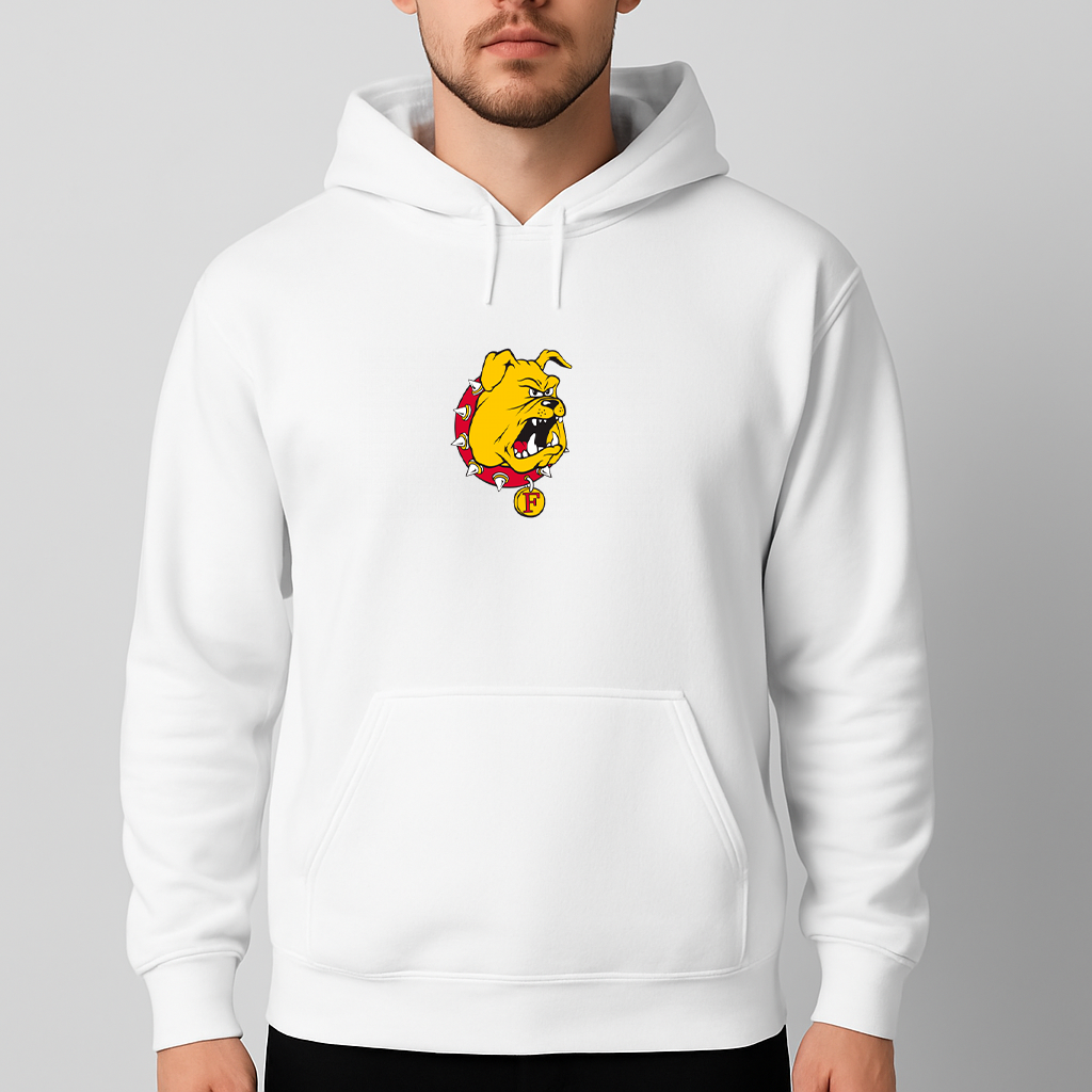 Men's Ferris State Bulldogs Logo Pullover Hoodie