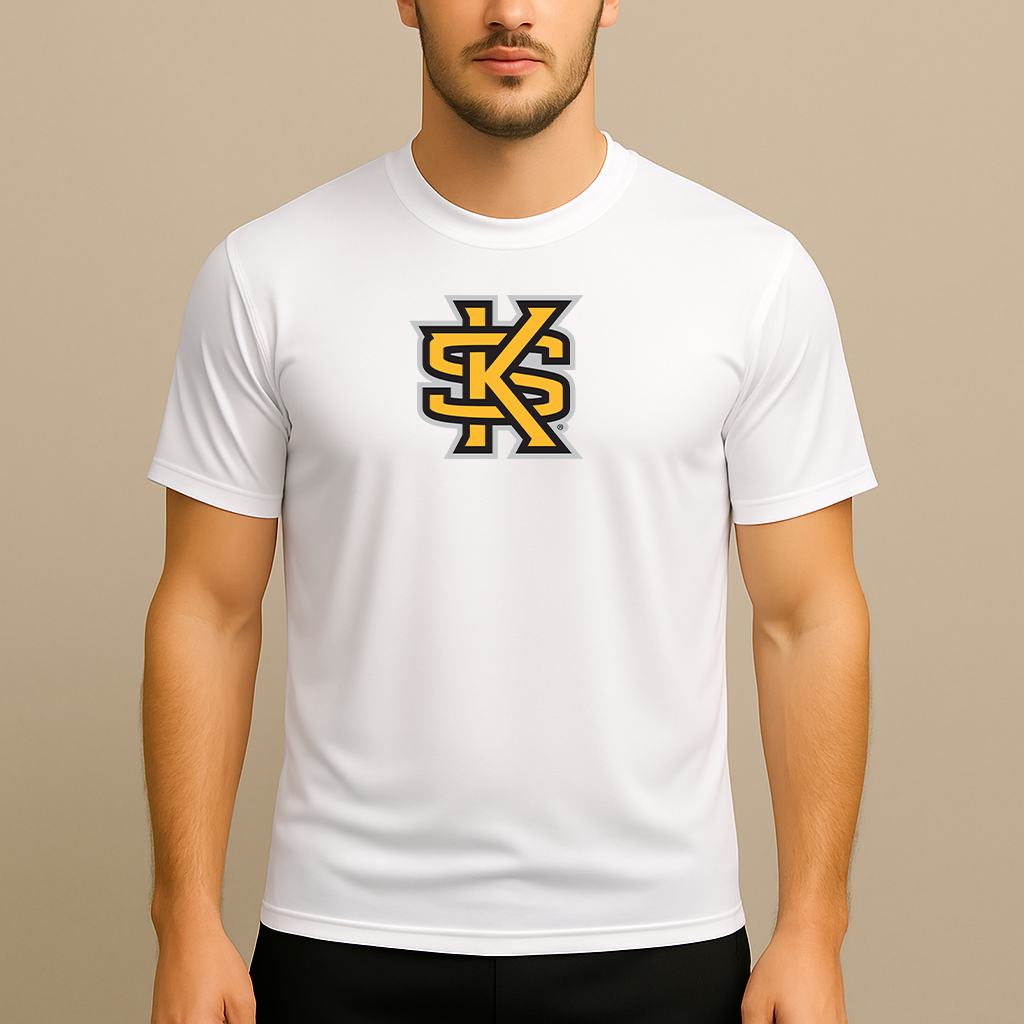 Men's Kennesaw State Owls Logo Polyester T-Shirt