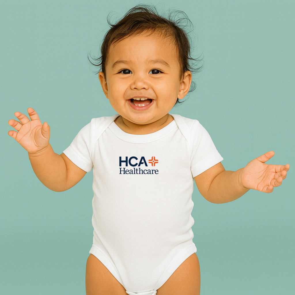 HCA Healthcare Logo Baby Romper Onesie