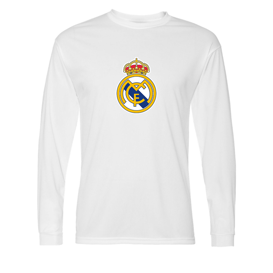 Men’s  Real Madrid Soccer   - C2 Sport - Performance Long Sleeve T-Shirt - 5104