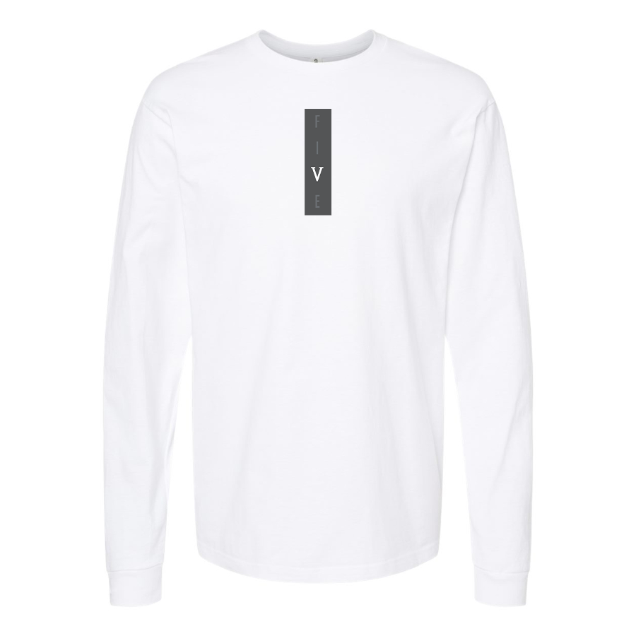 Youth Five Logo Cotton Long Sleeve T-Shirt