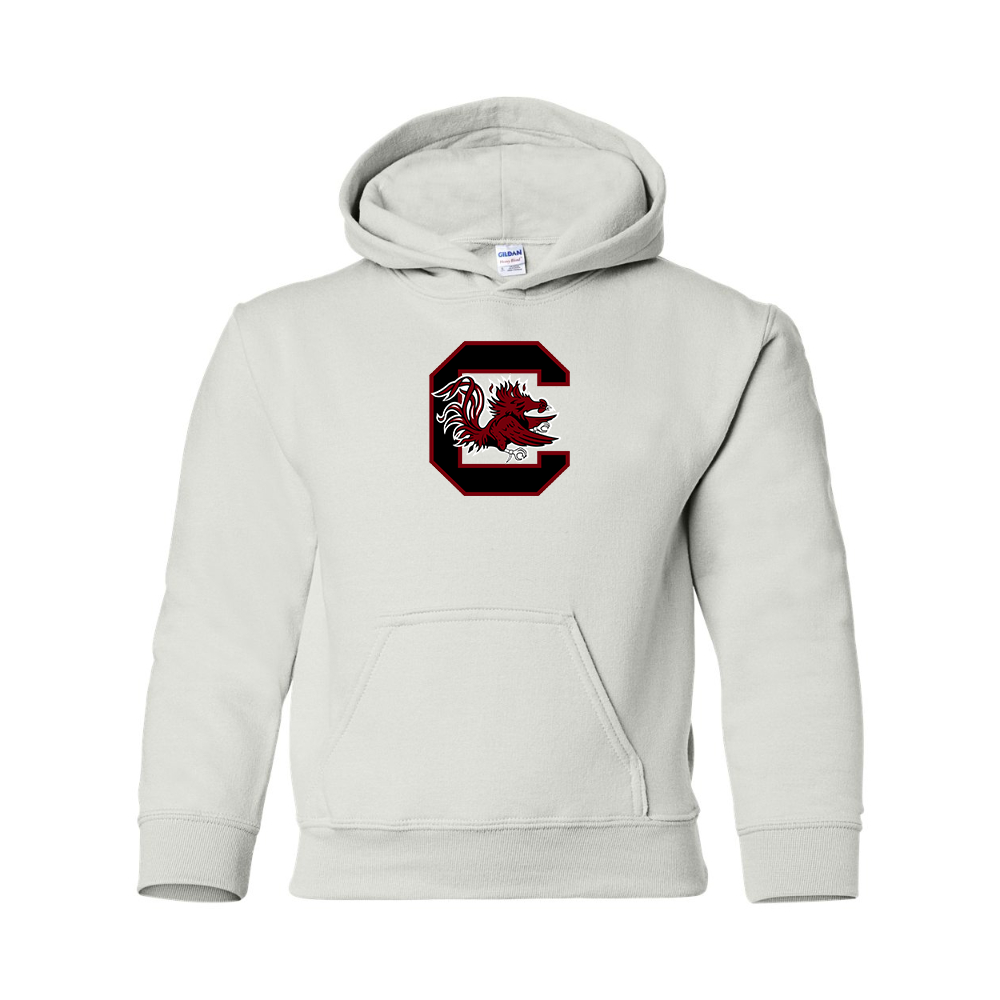 Youth South Carolina Gamecocks Logo Gildan Heavy Blend  Hooded Sweatshirt