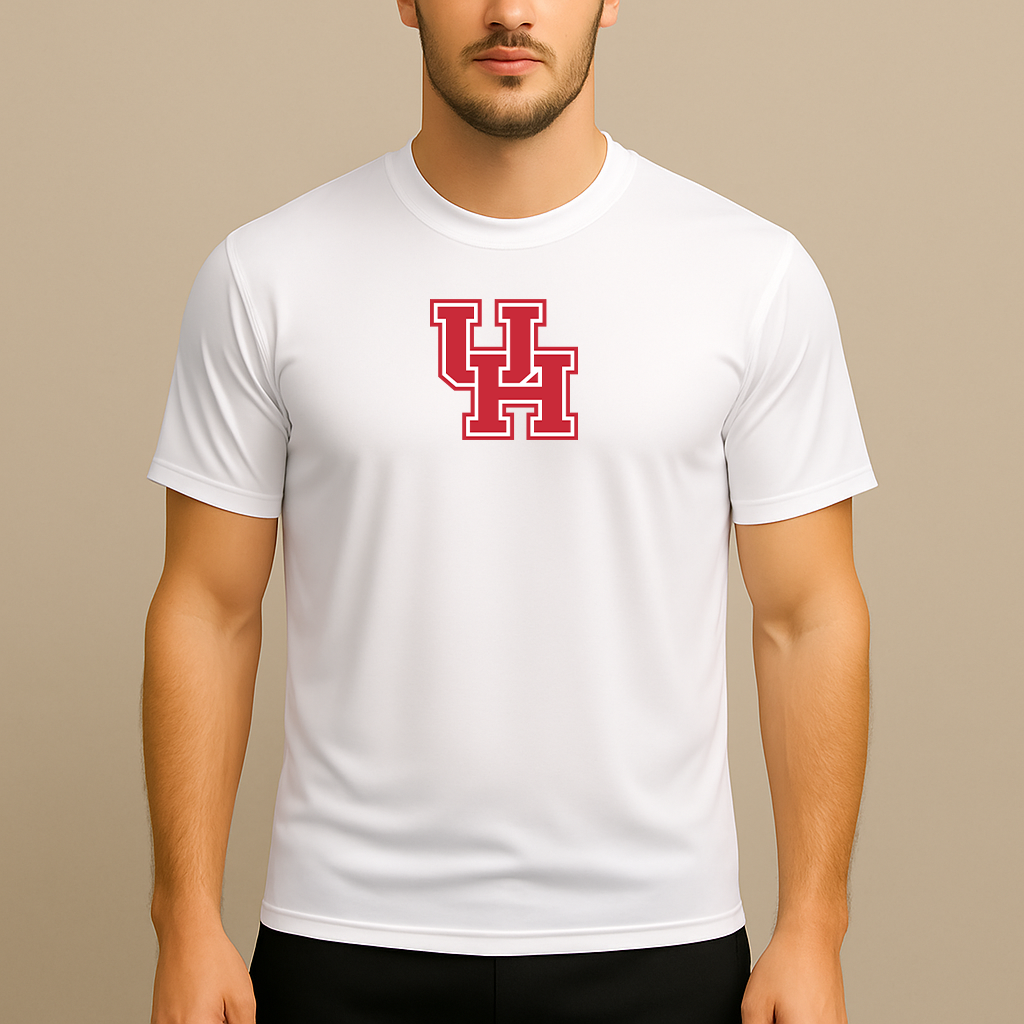 Men's Houston Cougars Logo Polyester T-Shirt