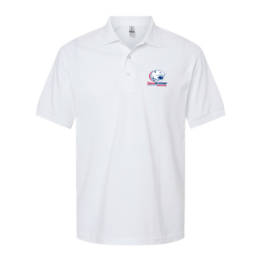 Men's South Alabama Jaguars Logo Gildan Dry Blend Jersey Polo