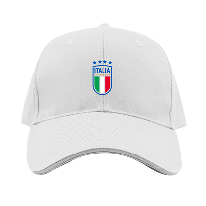 Italy National Soccer Dad Baseball Cap Hat