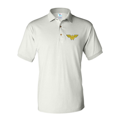 Men's Wonder Woman Superhero Dry Blend Polo