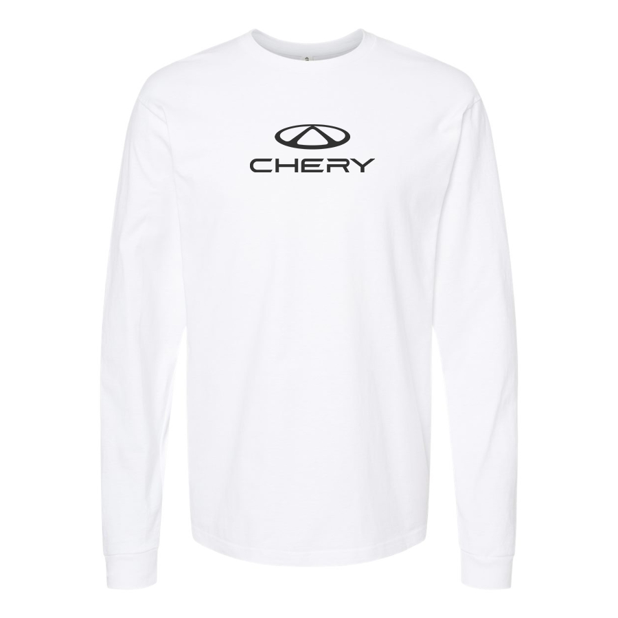 Youth Chery Logo Cotton Long Sleeve T-Shirt