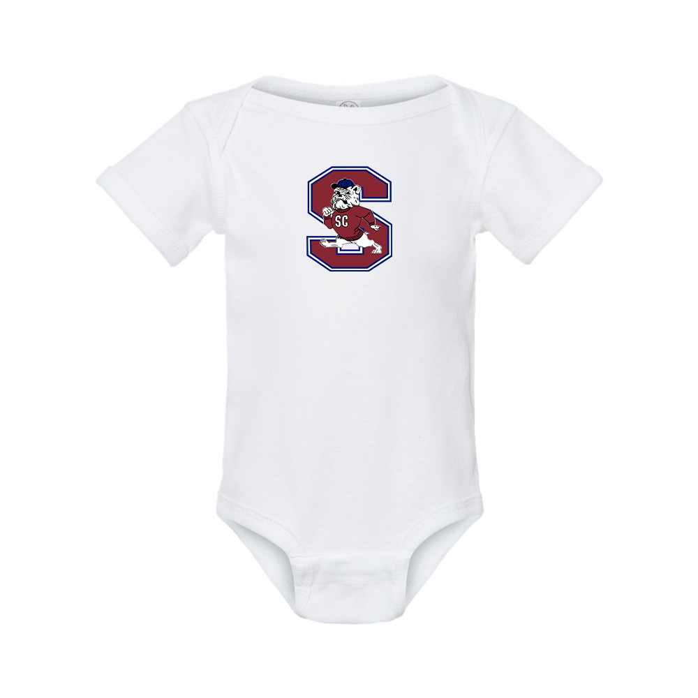 South Carolina State Bulldogs Logo Rabbit Skins Infant Baby Rib Bodysuit
