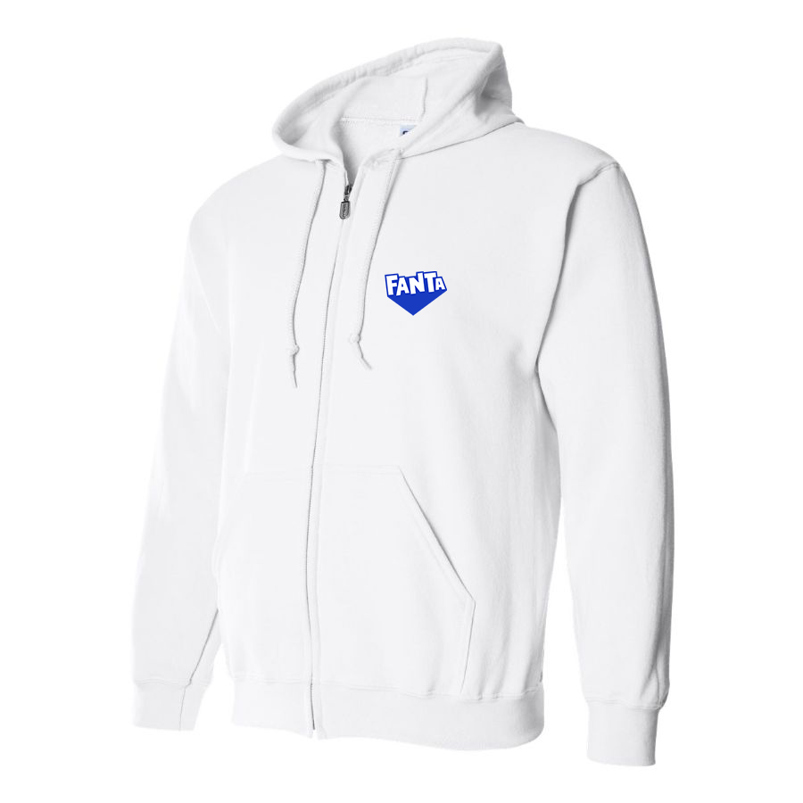 Men's Fanta Logo Zipper Hoodie