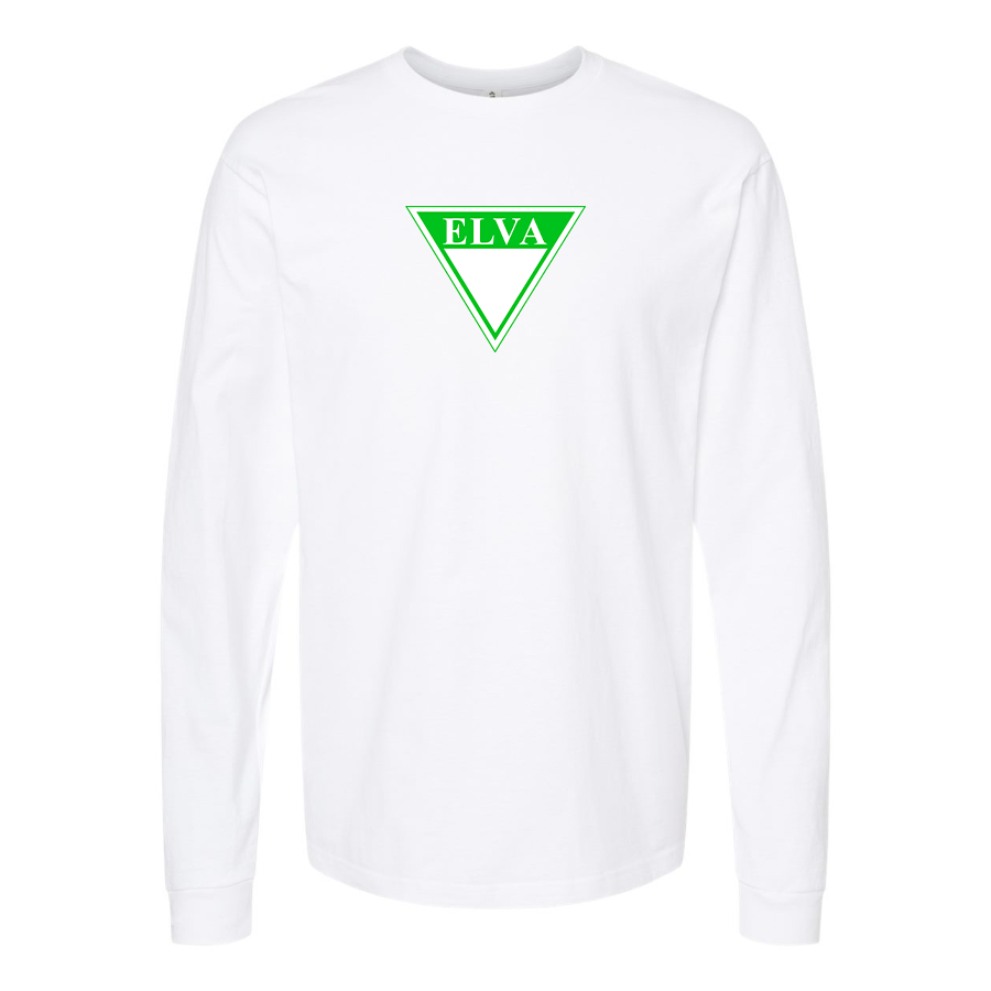 Youth Elva Logo Cotton Long Sleeve T-Shirt