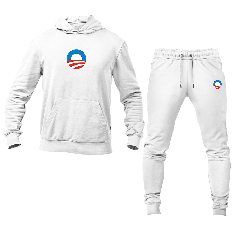 Men's Obama Logo Hoodie Joggers Set