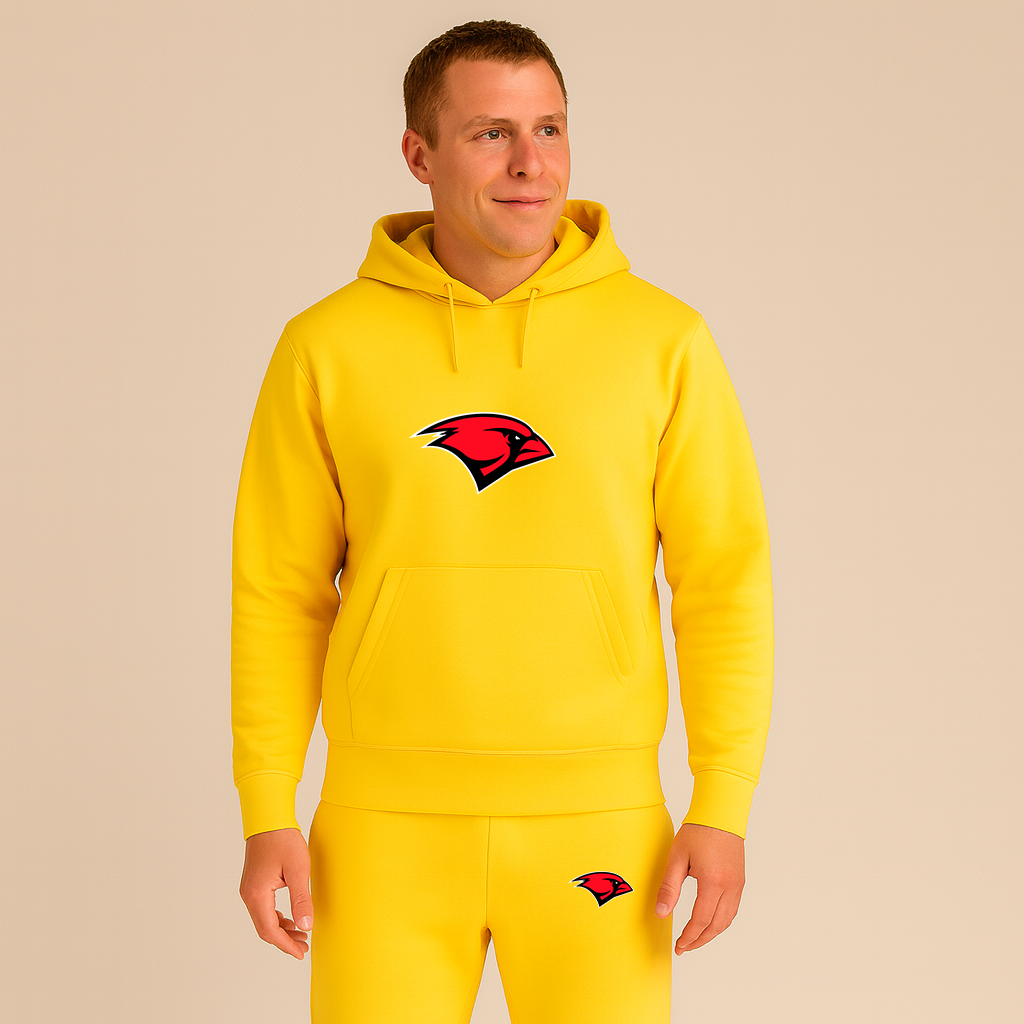 Men's Incarnate Word Cardinals Logo Hoodie Joggers Set
