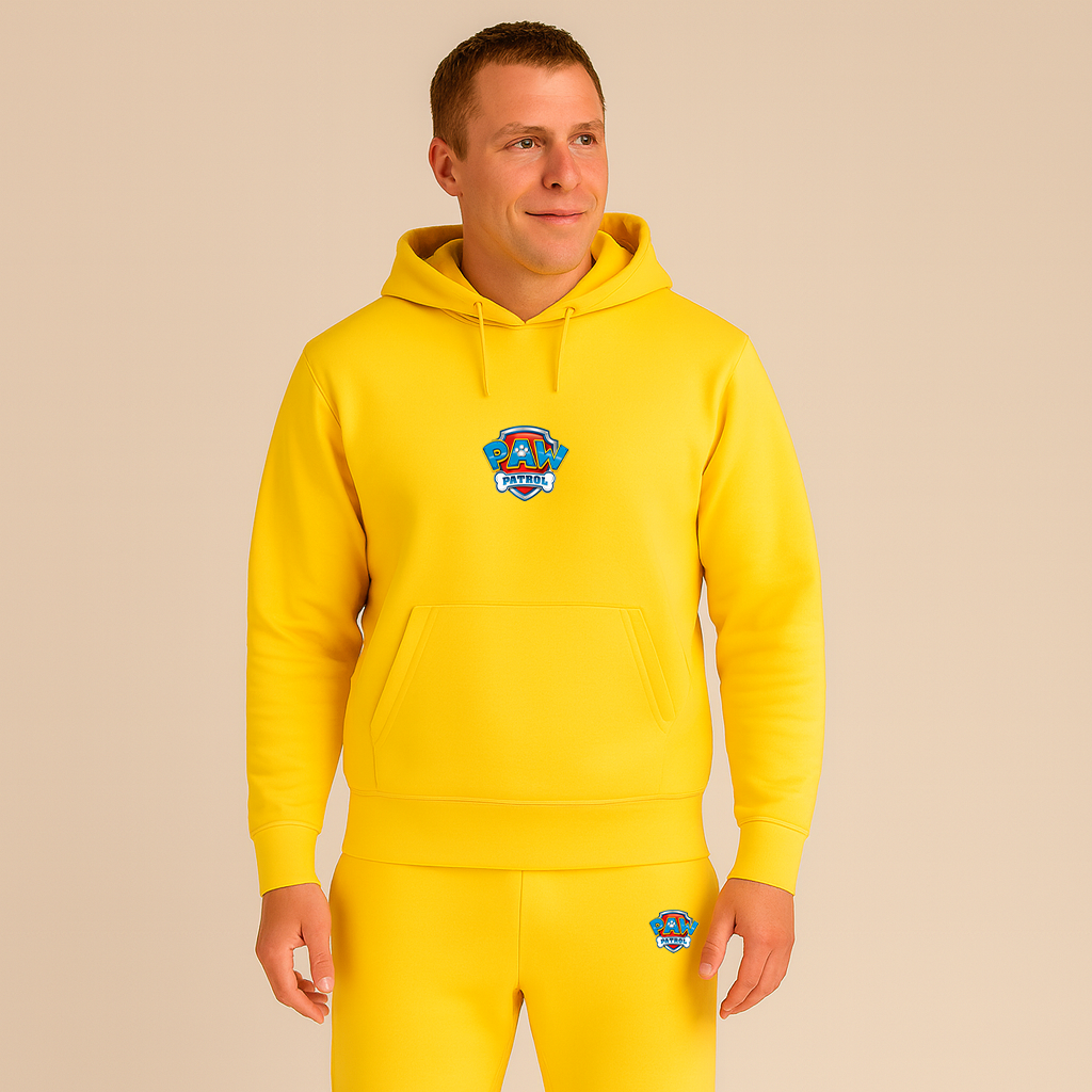 Men's Paw Patrol Cartoon Hoodie Joggers Set
