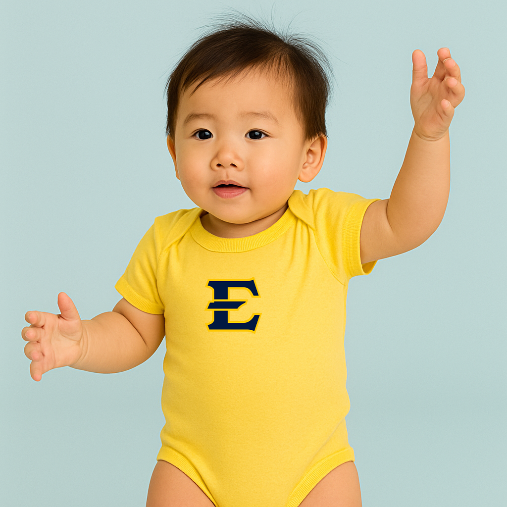 ETSU Buccaneers Logo Baby Romper Onesie