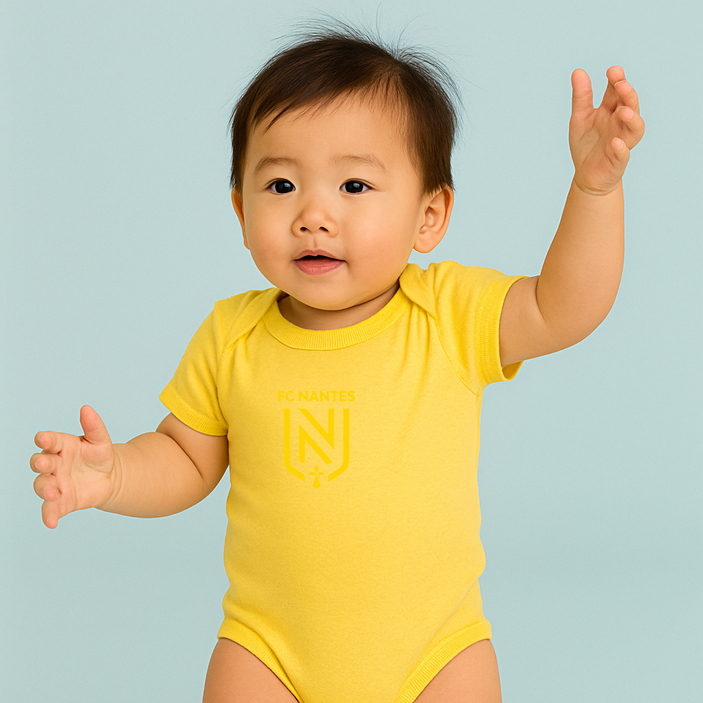 FC Nantes Soccer Logo Baby Romper Onesie