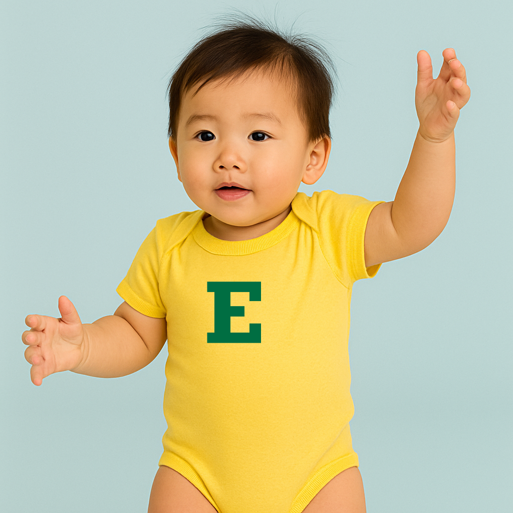 Eastern Michigan Eagles Logo Baby Romper Onesie