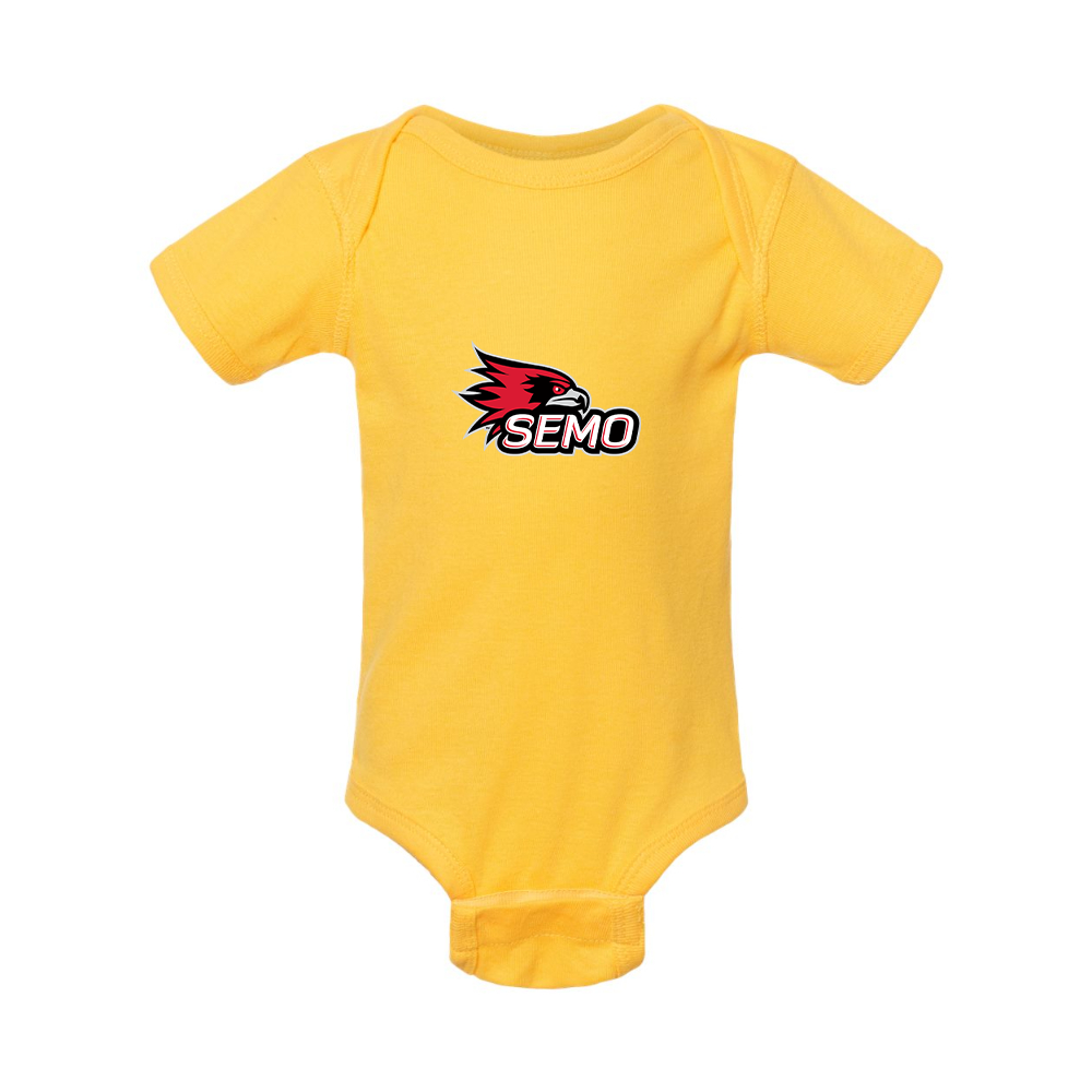 SEMO Redhawks Logo Rabbit Skins Infant Baby Rib Bodysuit