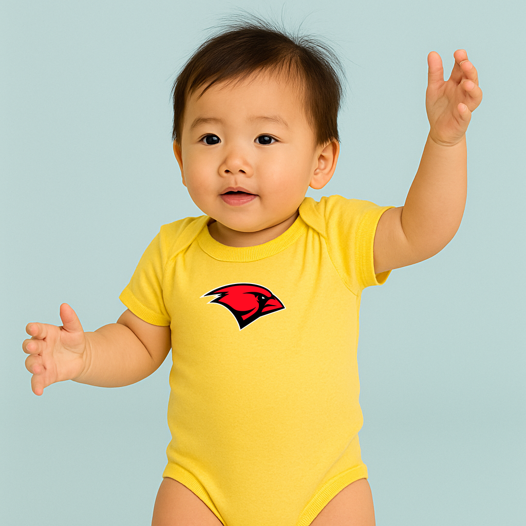 Incarnate Word Cardinals Logo Baby Romper Onesie