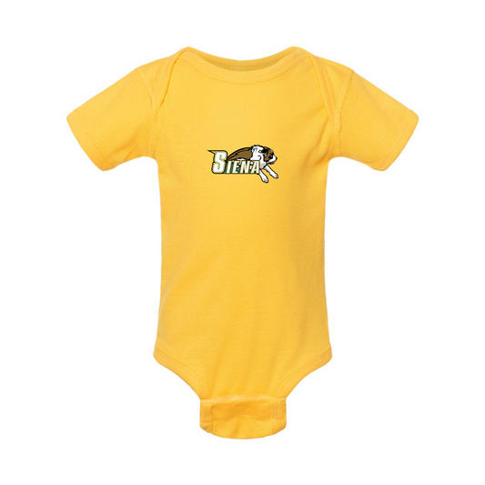Siena Saints Logo Rabbit Skins Infant Baby Rib Bodysuit
