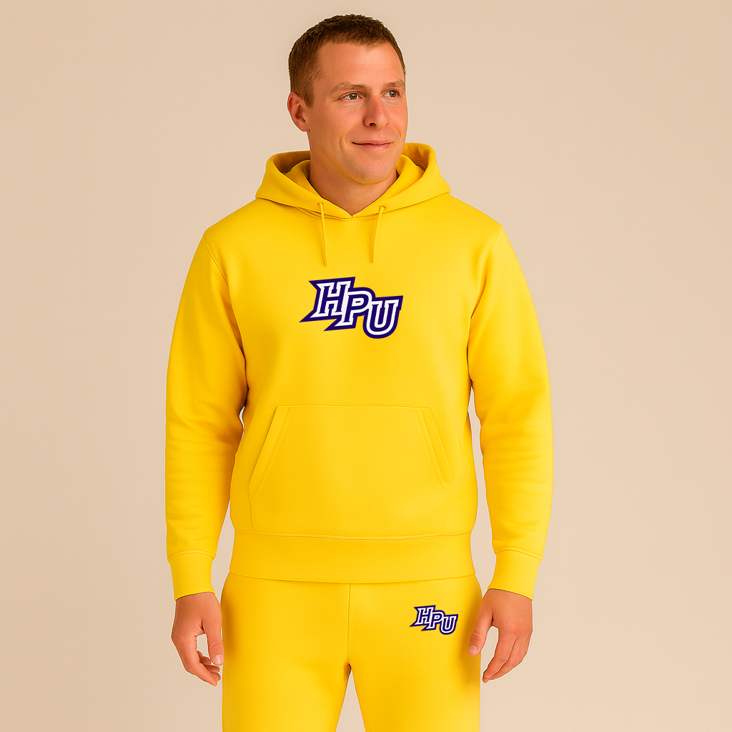 Men's High Point Panthers Logo Hoodie Joggers Set