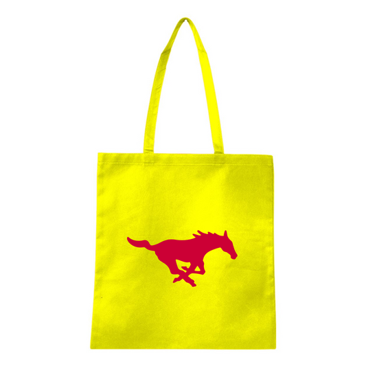 SMU Mustangs Logo Q-Tees Non-Woven  Tote