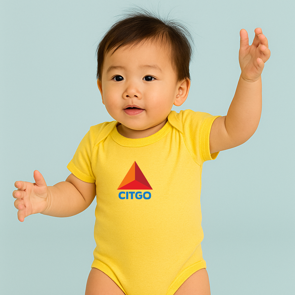 Citgo Gas Station Baby Romper Onesie