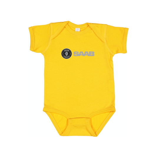Saab Logo Baby Romper Onesie