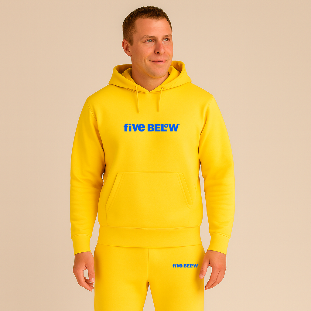 Men's Five Below Logo Hoodie Joggers Set