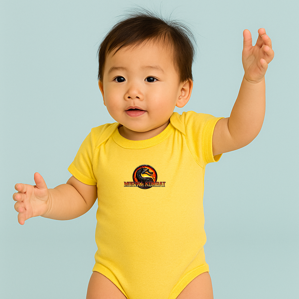 Mortal Kombat Game Baby Romper Onesie