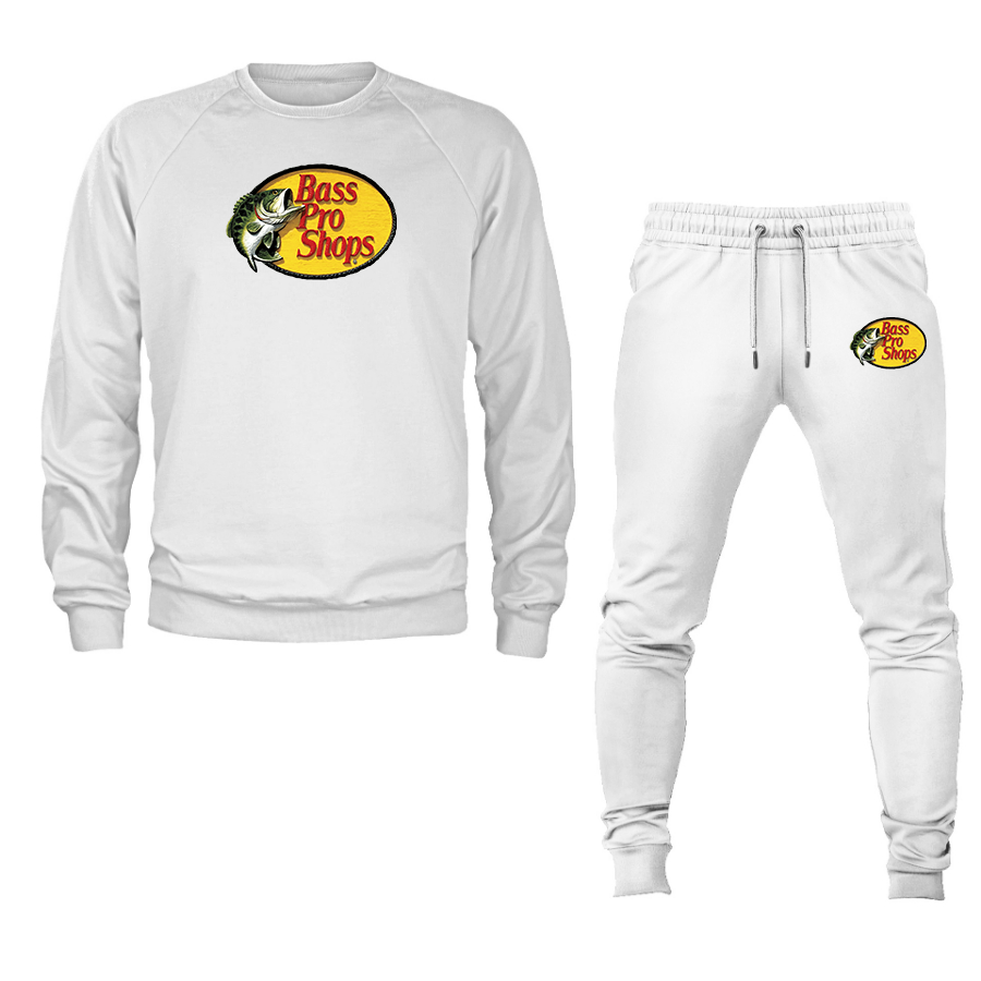 Men's Bass Pro Shops Logo Crewneck Sweatshirt Joggers Suit
