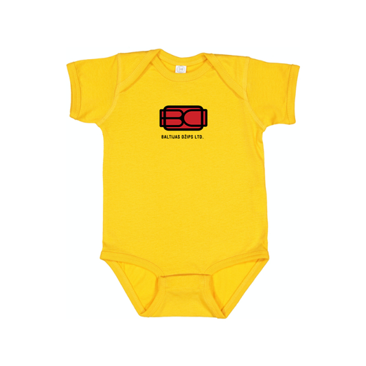 Baltijas Dzips Logo Baby Romper Onesie