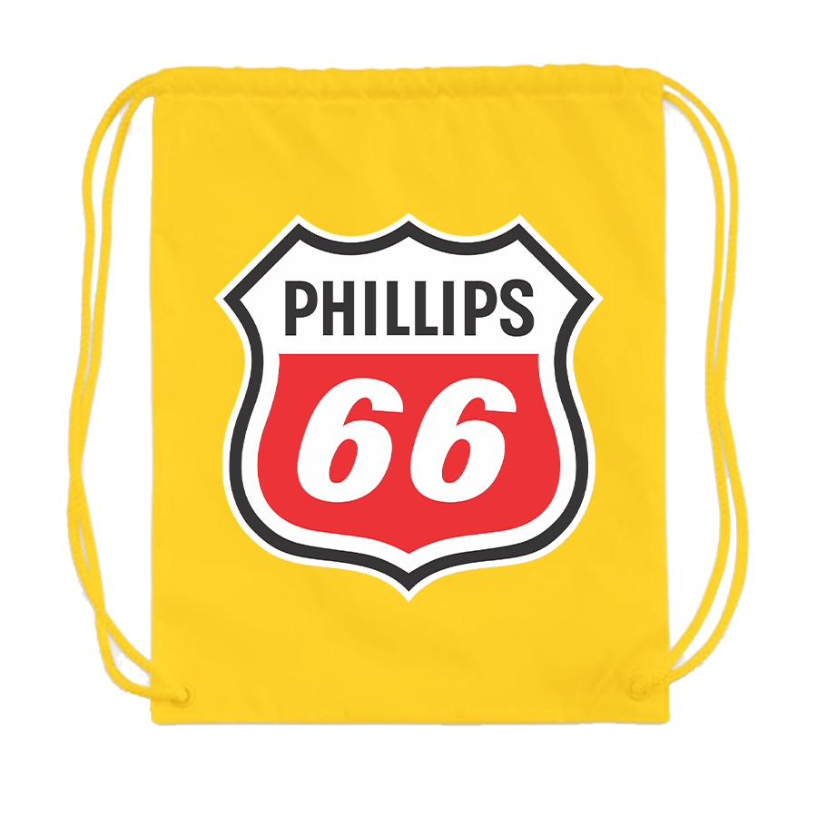 Phillips 66 Gas Station Drawstring Bag